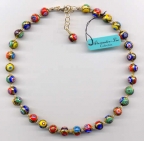 Klimt 10mm Venetian Bead Necklace